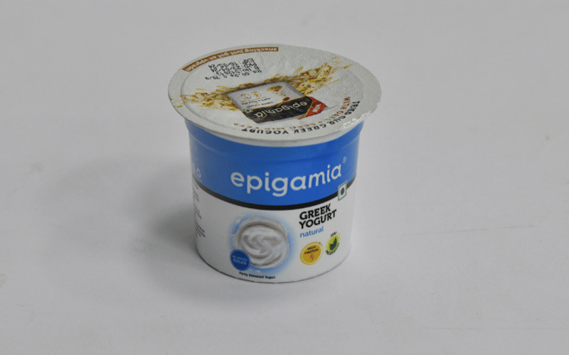 Pack View: Epigamia Yoghurt